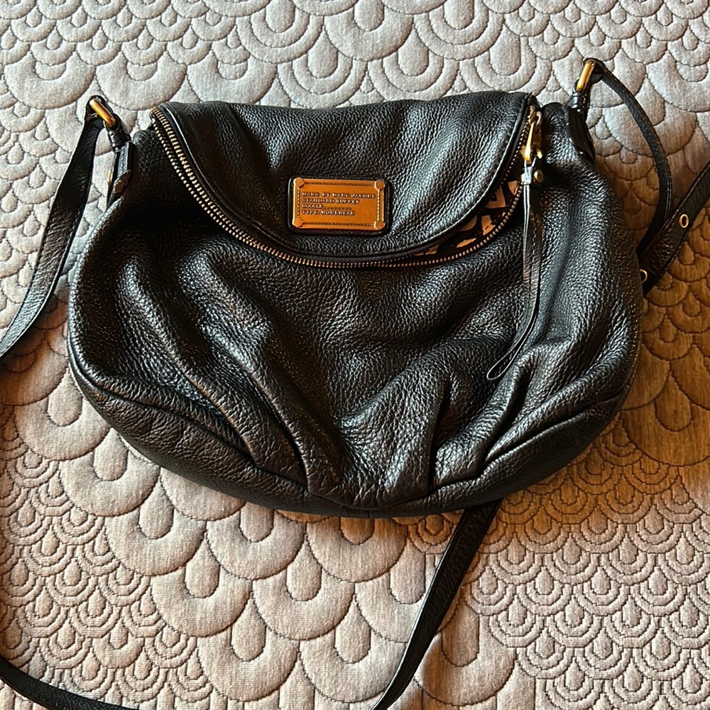 Marc by Marc Jacobsen Leather Zip Flap Crossbody